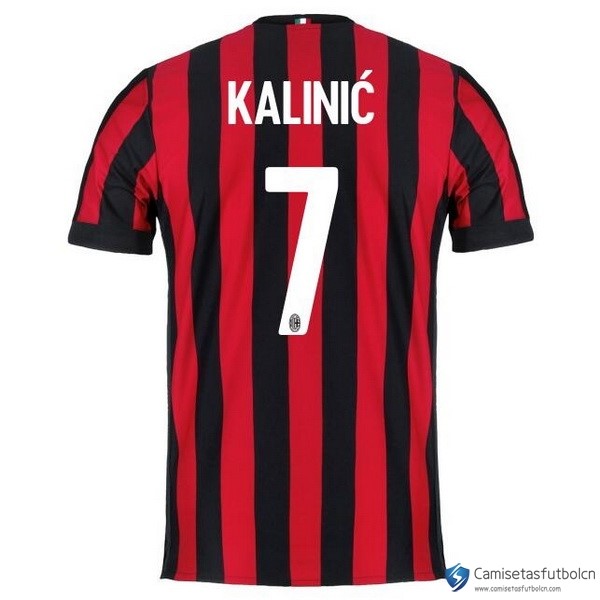 Camiseta Milan Primera equipo Kalinic 2017-18